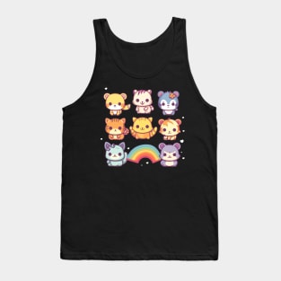 Kawaii Pride Animal Squadron Tank Top